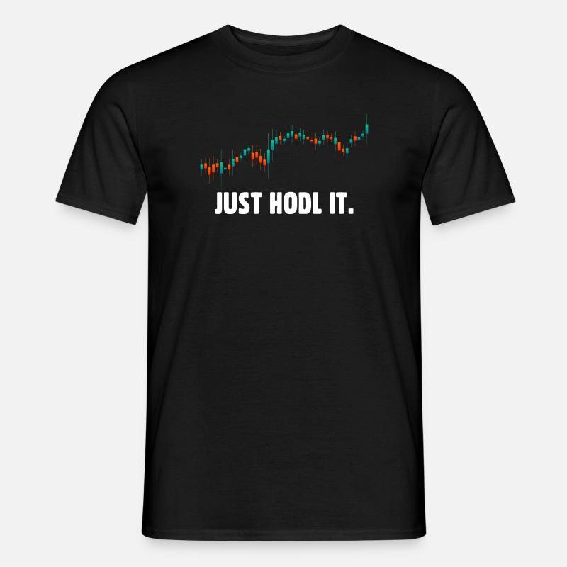 Halten Sie es einfach bitcoin - Männer T-Shirt - Schwarz