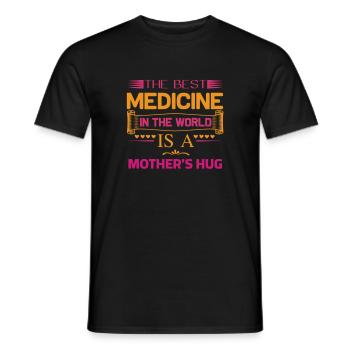 Mother's Day, Mother's Day, Mother's Day, Mother's - Men's T-Shirt - black - Front - AI Model Male 178 light (178cm)