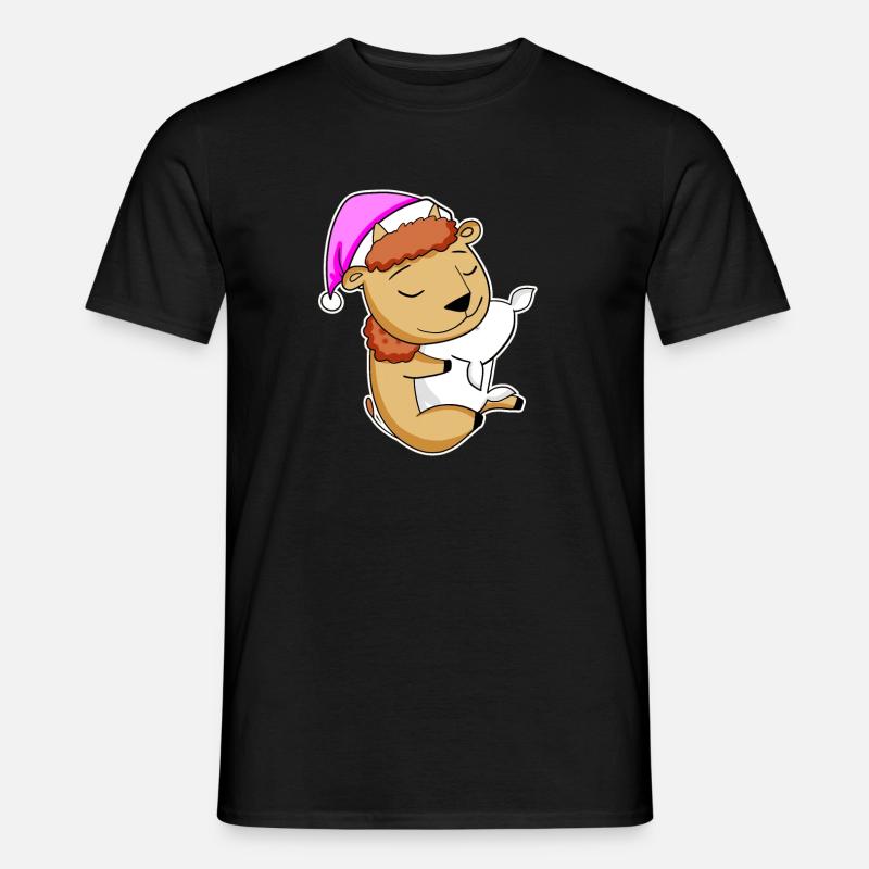 Bison - Männer T-Shirt - Schwarz