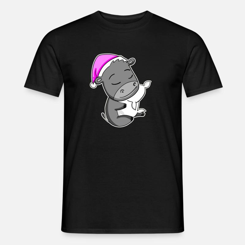 Esel - Männer T-Shirt - Schwarz