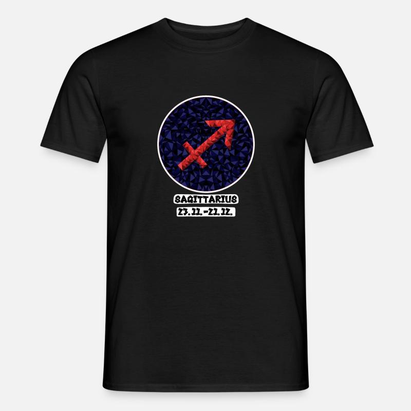 Saggitarius 23.11.-21.12. - Männer T-Shirt - Schwarz