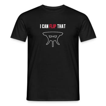 Funny Furniture Flipping Humor For A Home - Men's T-Shirt - black - Front - AI Model Male 178 light (178cm)