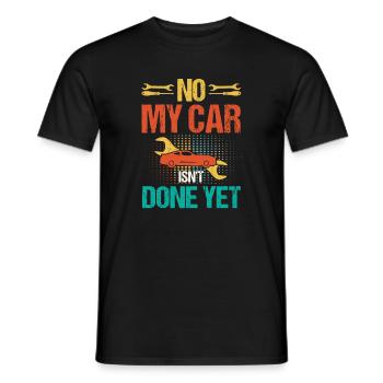 Voiture limitée, pas de wagon - T-shirt homme - noir - Devant - AI Model Male 178 light (178cm)