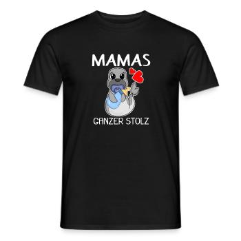 Baby Geburt Schwanger - Baby Body Spruch - Männer T-Shirt - Schwarz - Vorne - AI Model Male 178 light (178cm)