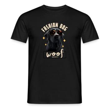 Dog Glam-Sonnenbrille - Männer T-Shirt - Schwarz - Vorne - AI Model Male 178 light (178cm)