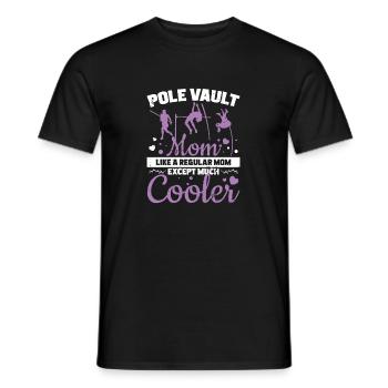 Pole Saut Much Cooler Mom Funny - T-shirt homme - noir - Devant - AI Model Male 178 light (178cm)