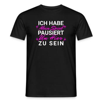 Zocker Gamer Spruch Teenager Junge Geburtstag - Männer T-Shirt - Schwarz - Vorne - AI Model Male 178 light (178cm)