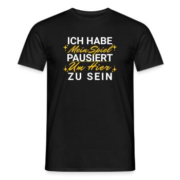 Zocker Gamer Spruch Teenager Junge Geburtstag - Männer T-Shirt - Schwarz - Vorne - AI Model Male 178 light (178cm)