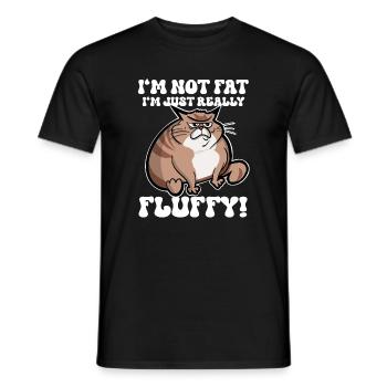 Big Cat Drôles de dictons - T-shirt homme - noir - Devant - AI Model Male 178 light (178cm)