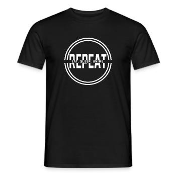 Cool Statement Anime Manga Popkultur Cosplay - Männer T-Shirt - Schwarz - Vorne - AI Model Male 178 light (178cm)