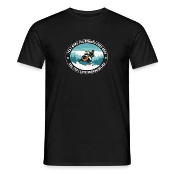 Ja I hope The Summer Ends Soon Lustiges - Männer T-Shirt - Schwarz - Vorne - AI Model Male 178 light (178cm)
