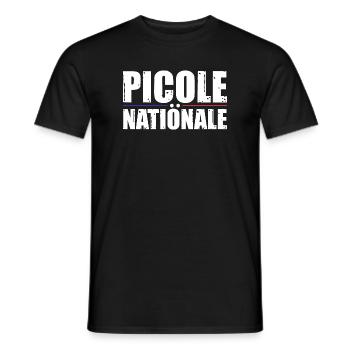 National Picole - Men's T-Shirt - black - Front - AI Model Male 178 light (178cm)