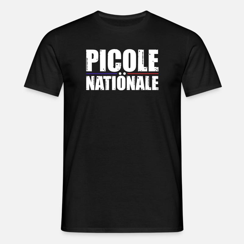 Nationale Picole - Männer T-Shirt - Schwarz