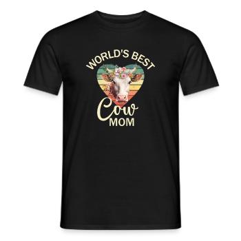 Vaches vaches - T-shirt homme - noir - Devant - AI Model Male 178 light (178cm)