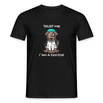 Animal Veterinarian Veterinary Medicine Gift - Men's T-Shirt - black - Front - AI Model Male 178 light (178cm)