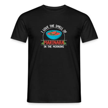 J'aime l'odeur de la cuisine italienne Tomate - T-shirt homme - noir - Devant - AI Model Male 178 light (178cm)
