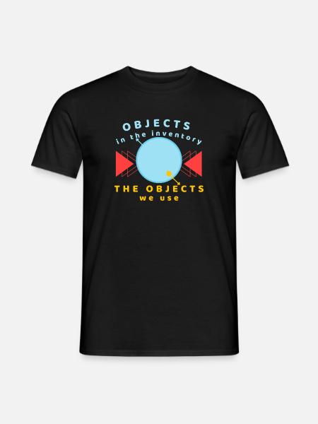 Objets dans l’inventaire que nous utilisons - T-shirt homme - noir