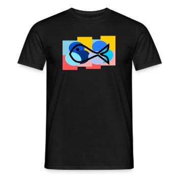 SARDINE. FISH. APRIL FOOL. EASTER. SEA - Men's T-Shirt - black - Front - AI Model Male 178 light (178cm)
