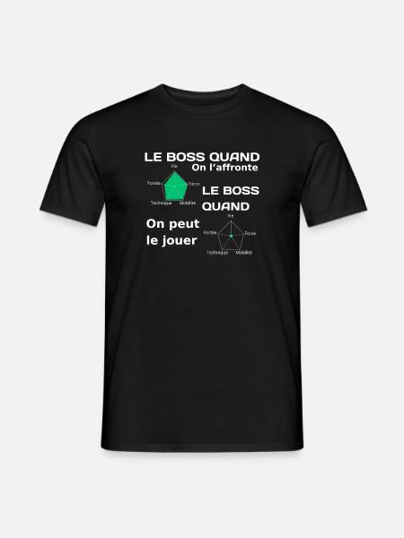 Le niveau d'un chef - Men's T-Shirt - black