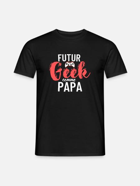 Future Geek Dad Tee - Men's T-Shirt - black
