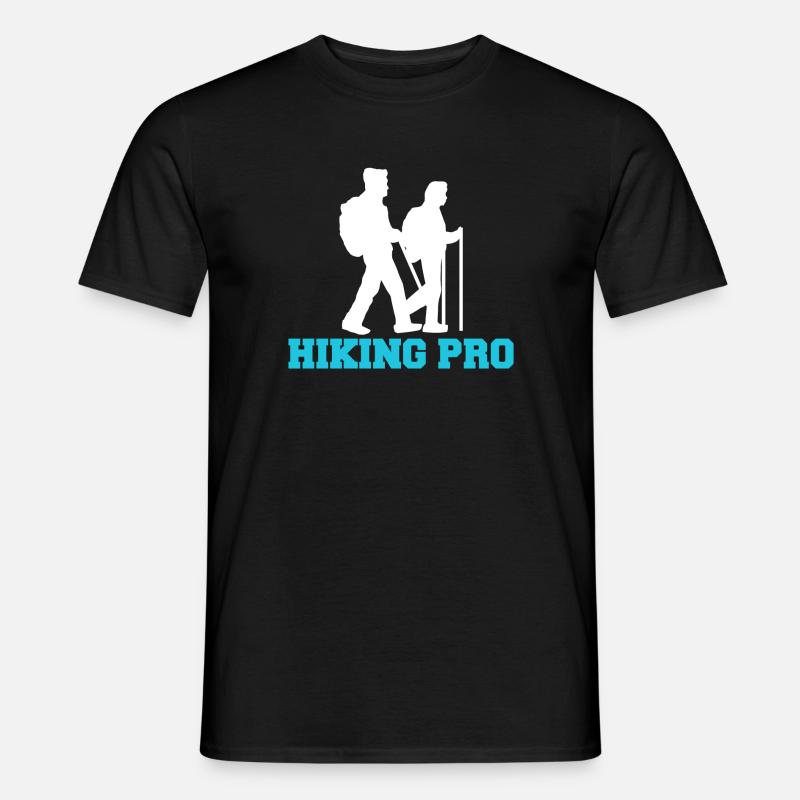 Wanderer Bergwanderung Wandern Wanderung Statement - Männer T-Shirt - Schwarz