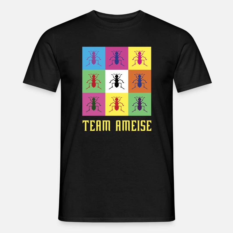 Team Ameise - Männer T-Shirt - Schwarz