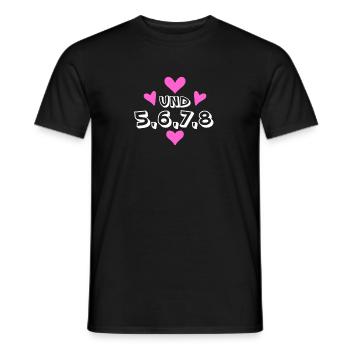 Tanzen Tanz Tanzkurs Rhythmus - Männer T-Shirt - Schwarz - Vorne - AI Model Male 178 light (178cm)