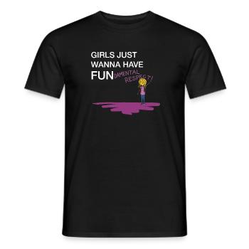 Internationaler Frauentag - Woman Power, Girlpower - Männer T-Shirt - Schwarz - Vorne - AI Model Male 178 light (178cm)