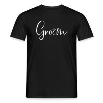 Marié Cool Assorti Couple Fête de mariage Mariage - T-shirt homme - noir - Devant - AI Model Male 178 light (178cm)