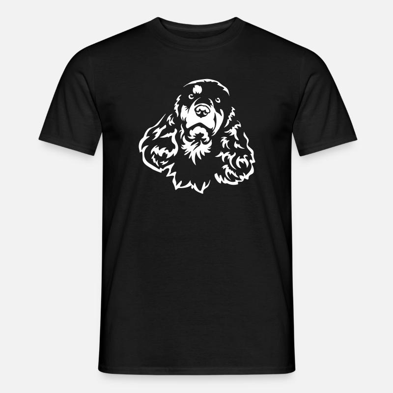 Cocker Spaniel Head « Black Edition » - T-shirt homme - noir