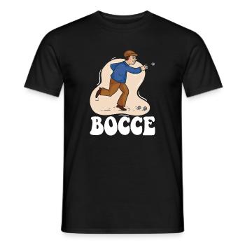Pétanque Dicton Pétanque avec Jack Bocci Jeu de Pétanque - T-shirt homme - noir - Devant - AI Model Male 178 light (178cm)