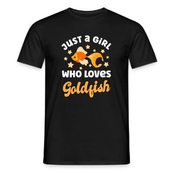 Goldfish - Men's T-Shirt - black - Front - AI Model Male 178 light (178cm)