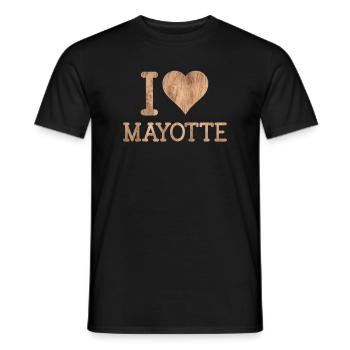 MAYOTTE T-SHIRT - Men's T-Shirt - black - Front - AI Model Male 178 light (178cm)
