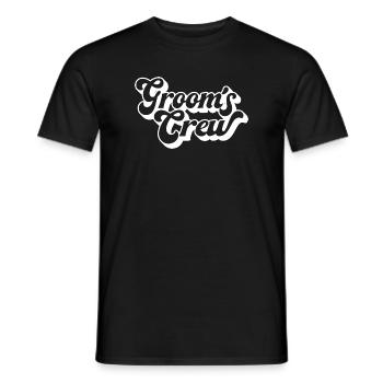 Groom’s Crew Bachelor Party Squad Matching Group - T-shirt homme - noir - Devant - AI Model Male 178 light (178cm)