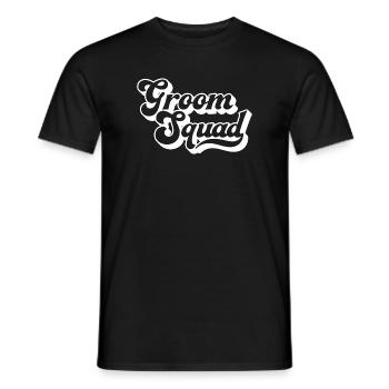 Groom Squad Bachelor Party Men Matching Crew Group - T-shirt homme - noir - Devant - AI Model Male 178 light (178cm)
