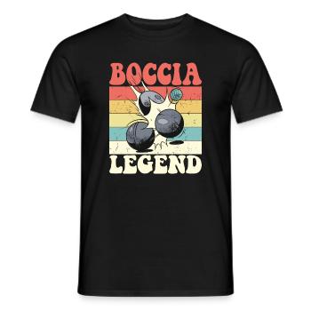 Bocciaspieler Boccia Kugel und Zubehör Boccia - Männer T-Shirt - Schwarz - Vorne - AI Model Male 178 light (178cm)