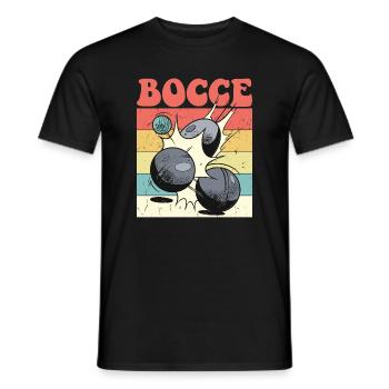 Bocce Spruch Bocce Ball mit Jack Bocci Game Bocce - Männer T-Shirt - Schwarz - Vorne - AI Model Male 178 light (178cm)