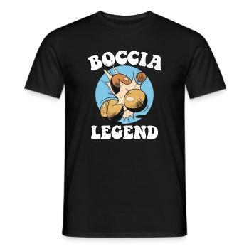 Bocciaspieler Boccia Kugel und Zubehör Boccia - Männer T-Shirt - Schwarz - Vorne - AI Model Male 178 light (178cm)