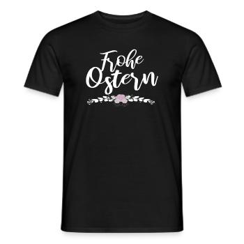 frohe Ostern - Männer T-Shirt - Schwarz - Vorne - AI Model Male 178 light (178cm)