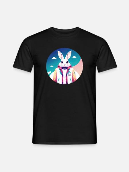 Bunny, Rabbit, Easter Bunny - Men's T-Shirt - black