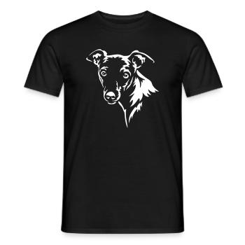 Tête de jeu italienne à vent « Black Edition » - T-shirt homme - noir - Devant - AI Model Male 178 light (178cm)