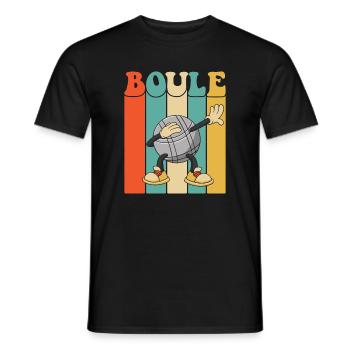 Boule Balls for Bouler Boccia Game Botcha Boule - Men's T-Shirt - black - Front - AI Model Male 178 light (178cm)