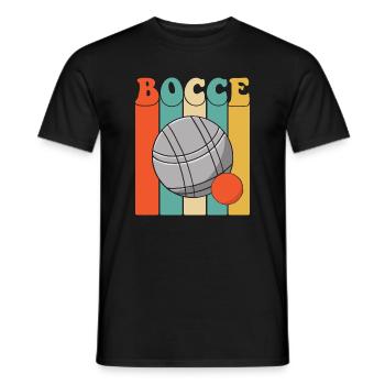 Bocce Spruch Bocce Ball mit Jack Bocci Game Bocce - Männer T-Shirt - Schwarz - Vorne - AI Model Male 178 light (178cm)