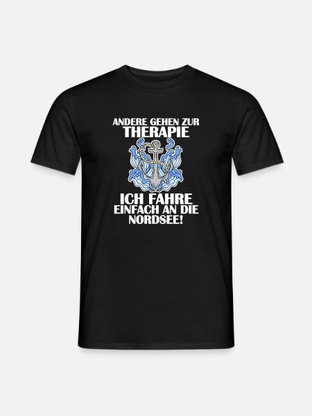 Nordsee - Männer T-Shirt - Schwarz