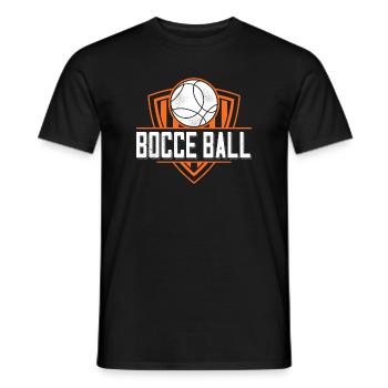 Bocce Spruch Bocce Ball mit Jack Bocci Game Bocce - Männer T-Shirt - Schwarz - Vorne - AI Model Male 178 light (178cm)