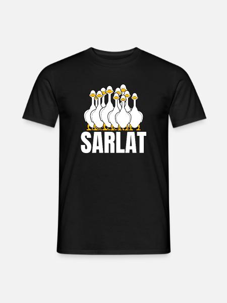Sarlat, foie gras, duck - Men's T-Shirt - black