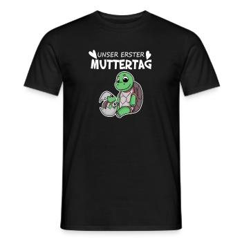 Muttertag - erster Muttertag Geschenk - Männer T-Shirt - Schwarz - Vorne - AI Model Male 178 light (178cm)