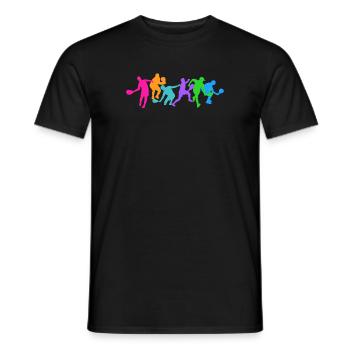 Équipe Padel Padel Training Padel Game Club Tournoi - T-shirt homme - noir - Devant - AI Model Male 178 light (178cm)