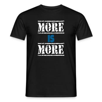 Der Maximalist - Männer T-Shirt - Schwarz - Vorne - AI Model Male 178 light (178cm)