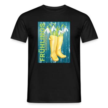 Spring Beauty Spring - Vocabulary - Men's T-Shirt - black - Front - AI Model Male 178 light (178cm)